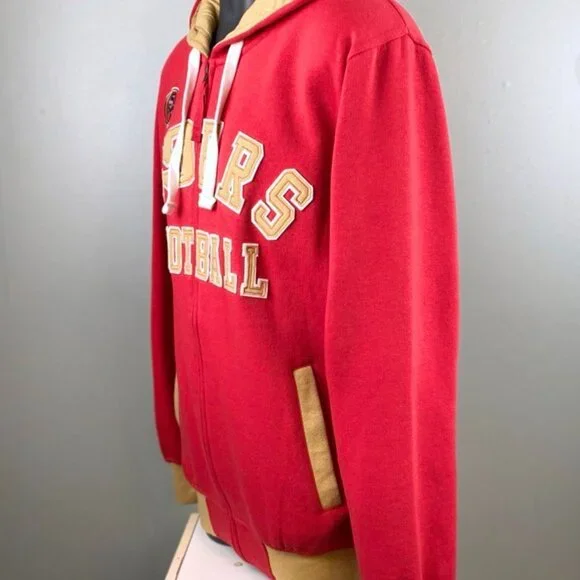 SAN FRANCISCO NFL 49ERS Full Zip Hoody by G-III Medium Large XL